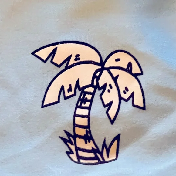 Blue SHEIN “PALM TREE’S” Shorts - Picture 3 of 3